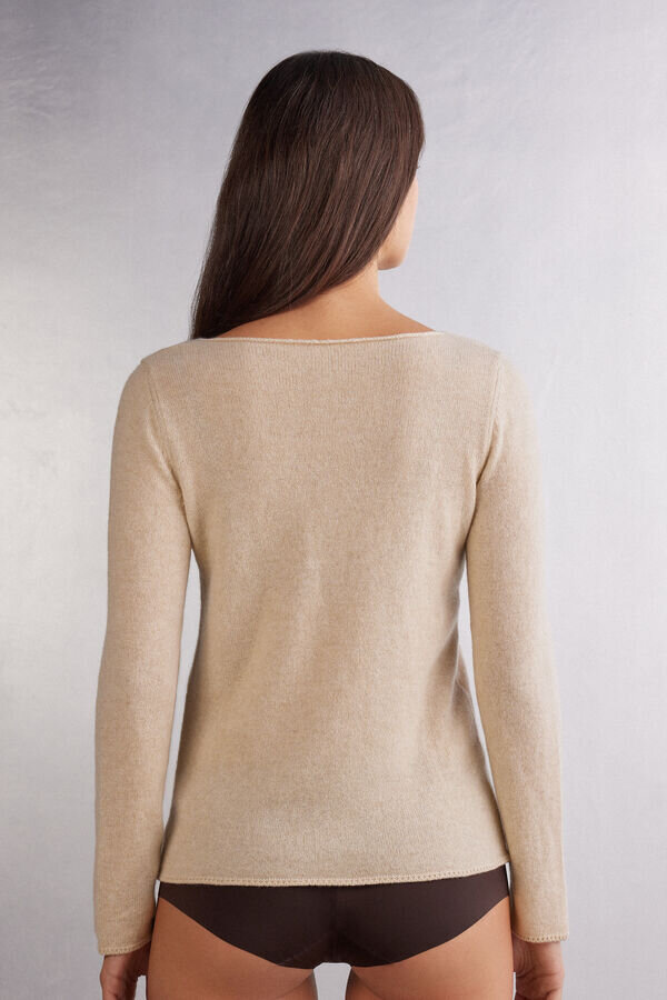 1 Langarm-Oberteil aus Kaschmir 1 Langarm-Oberteil aus Kaschmir