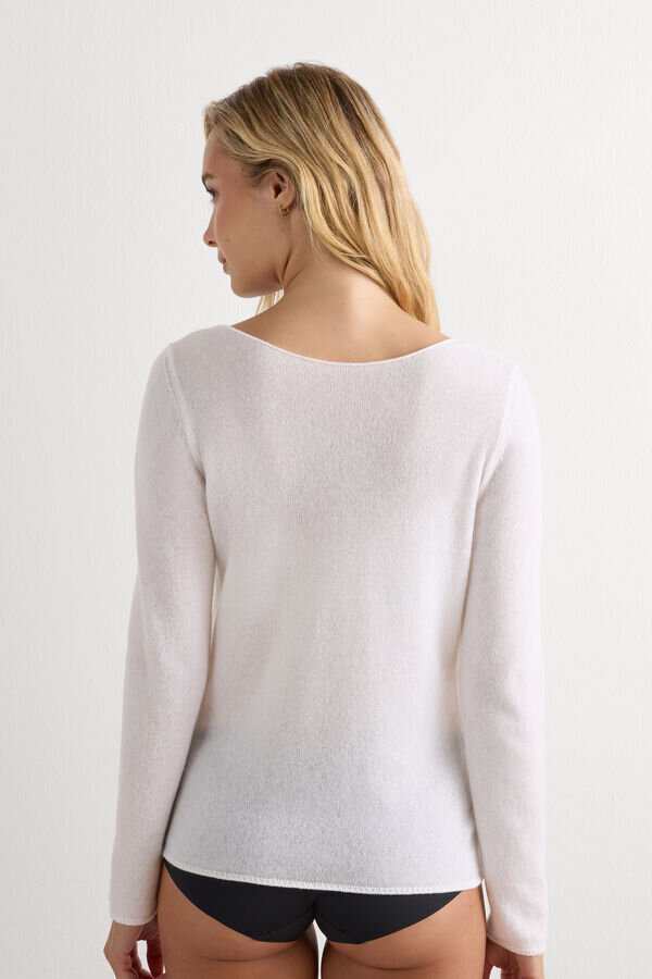 1 Langärmliges Oberteil aus Kaschmir 1 Langärmliges Oberteil aus Kaschmir