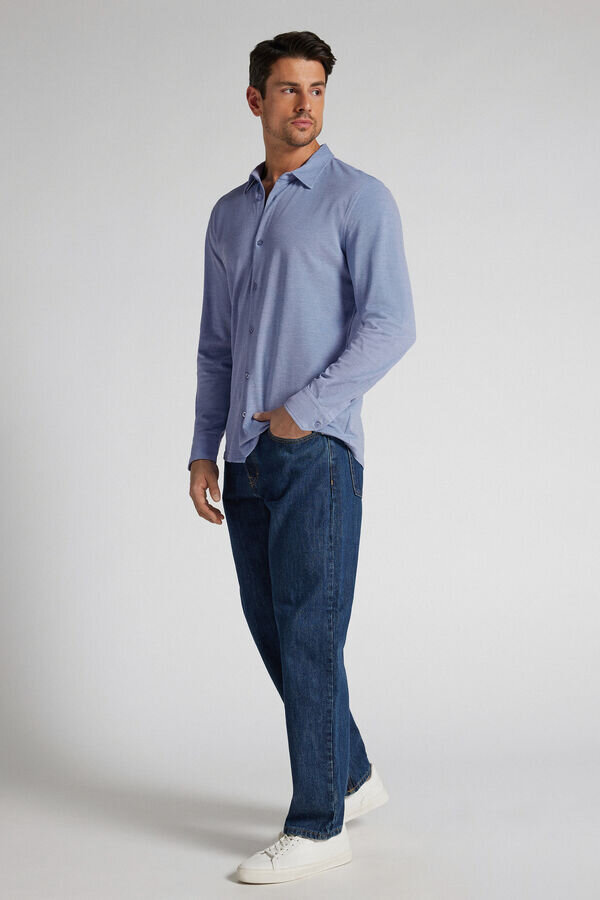 Baumwoll-Piqué-Hemd Baumwoll-Piqué-Hemd