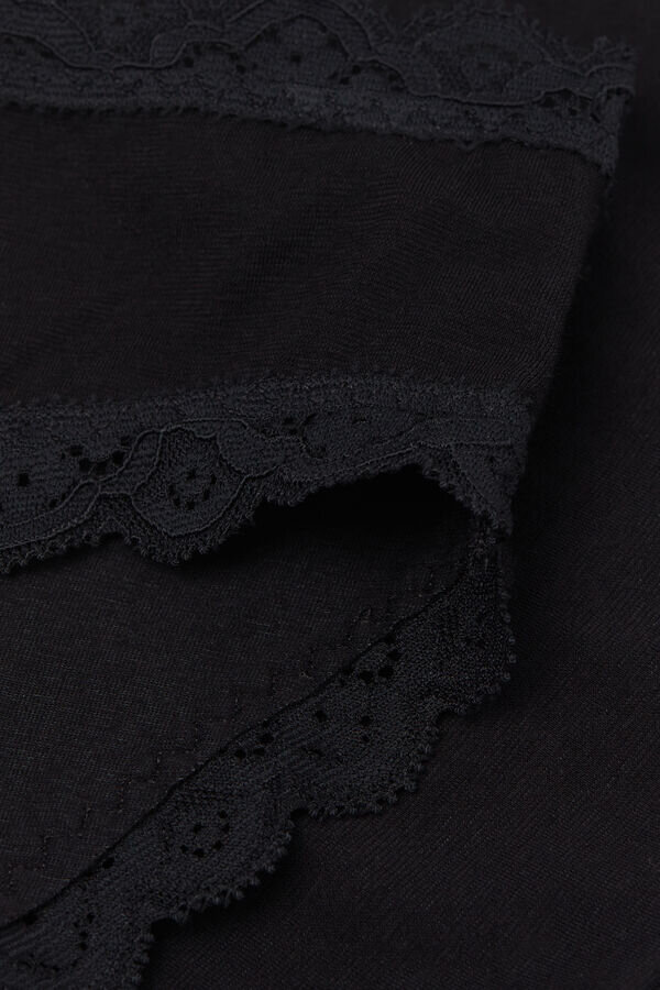 Baumwoll- und Spitzenhöschen Baumwoll- und Spitzenhöschen