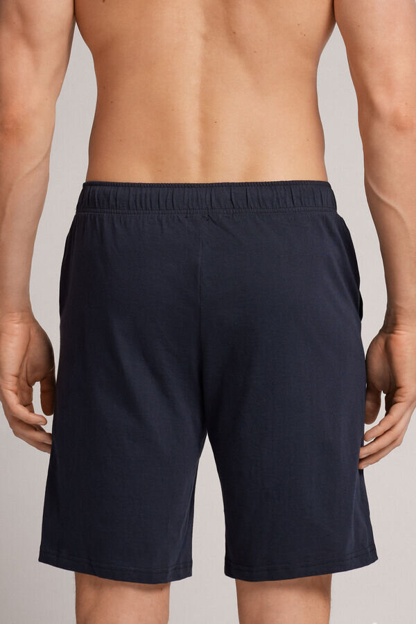 Baumwollshorts mit Rippdetail Baumwollshorts mit Rippdetail