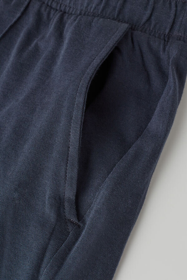 Baumwollshorts mit Rippdetail Baumwollshorts mit Rippdetail