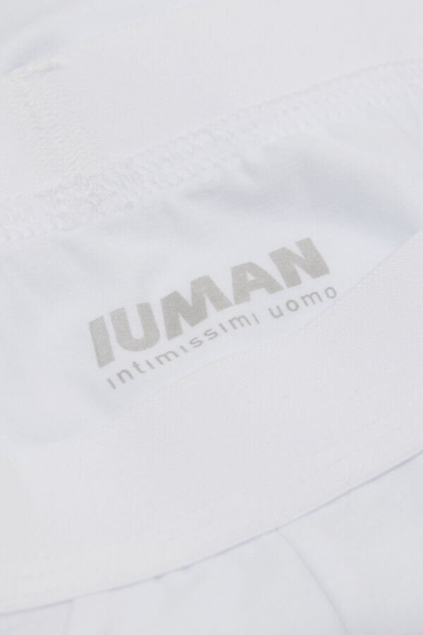 Baumwollslip mit sichtbarem Gummiband Baumwollslip mit sichtbarem Gummiband