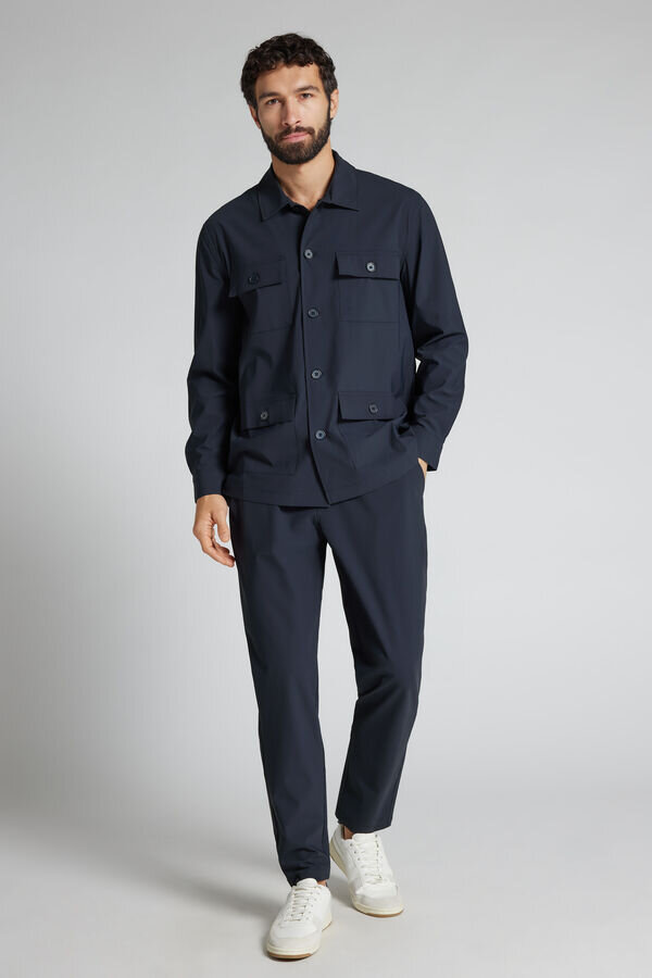 Bügelfreie Safari-Jacke Bügelfreie Safari-Jacke