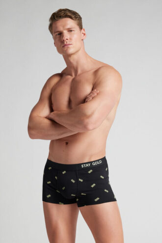 Boxershorts aus hochwertiger Baumwolle mit Gelddruck