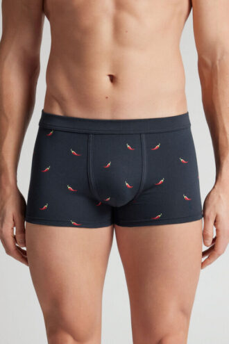 Boxershorts aus hochwertiger Baumwolle mit Hot Pepper-Print