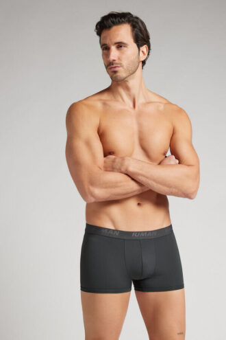 Boxershorts aus Mikrofaser mit Logo