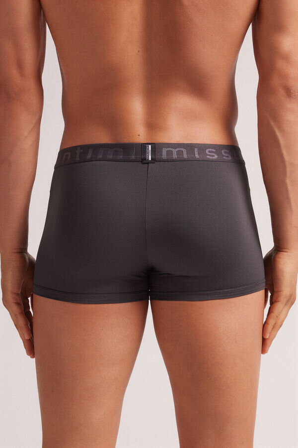 Boxershorts aus Mikrofaser mit Logo Boxershorts aus Mikrofaser mit Logo