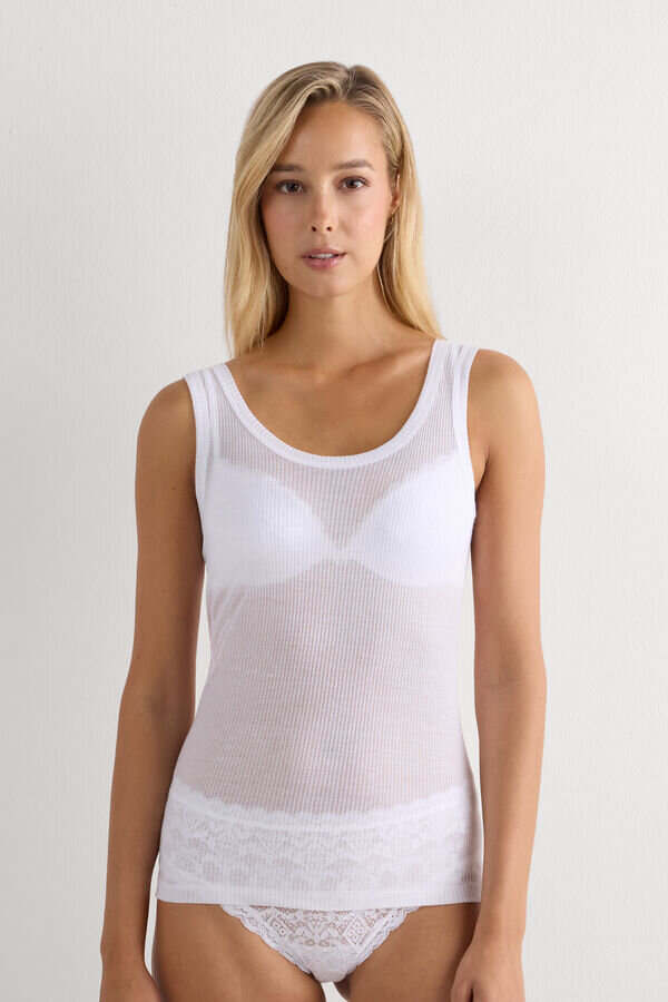 Camisole aus Ultranatural mit Kaschmir Camisole aus Ultranatural mit Kaschmir