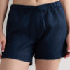 Die Shorts aus reinem Leinen