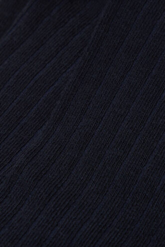 Gerippte Kniestrümpfe aus weicher Baumwolle