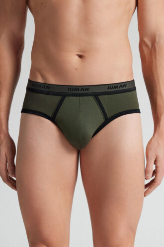 Herren-Slip aus hochwertiger Baumwolle mit Logo