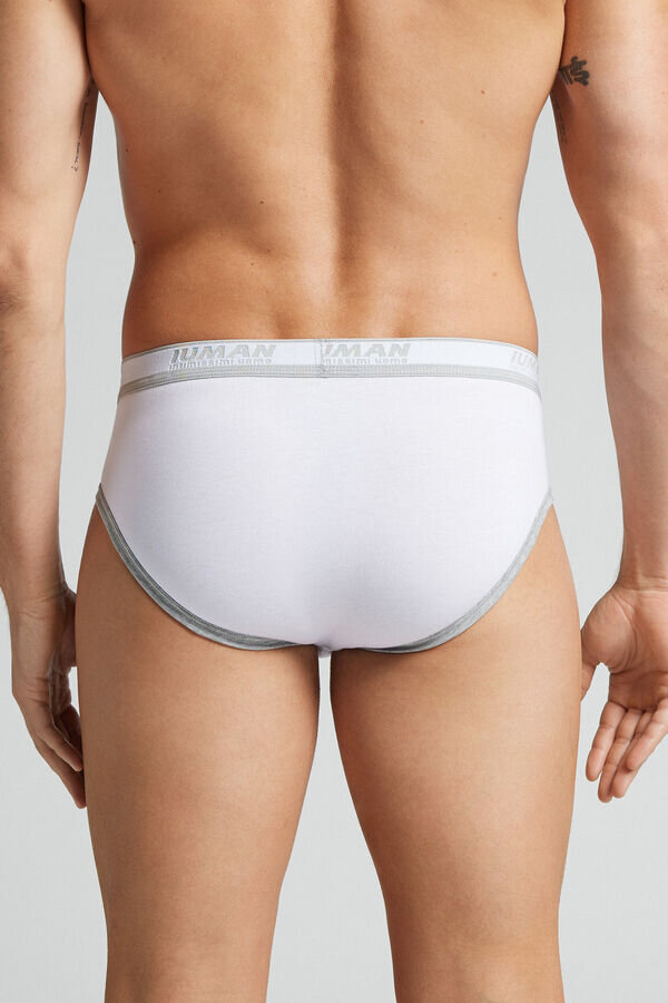 Herren-Slip aus hochwertiger Baumwolle mit Logo Herren-Slip aus hochwertiger Baumwolle mit Logo