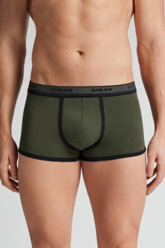 Hochwertige Baumwoll-Boxershorts mit Logo