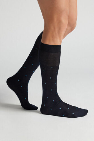 Kniestrümpfe aus Lisle