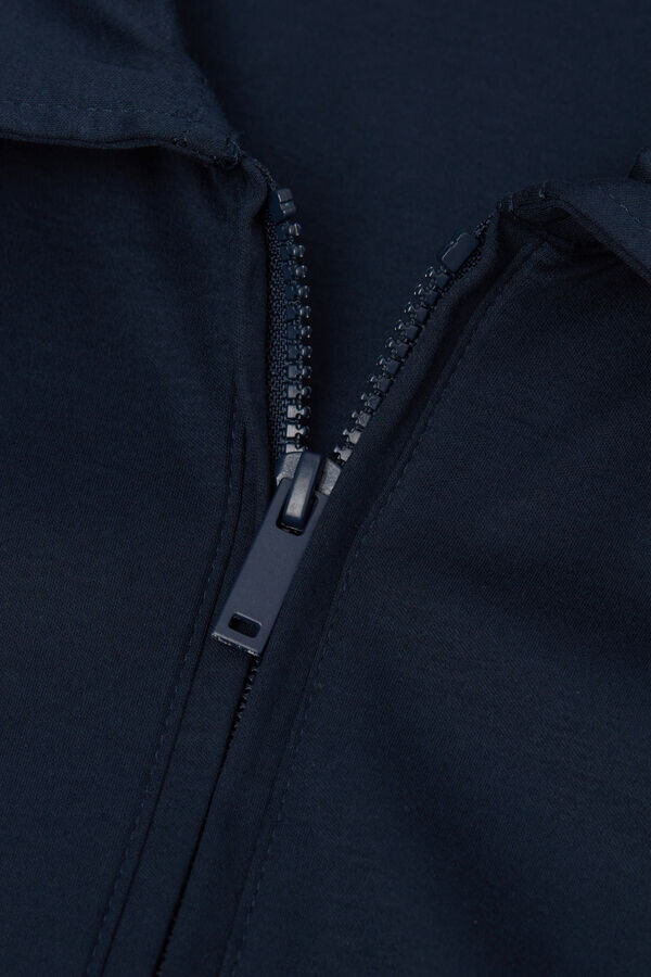 Kurzärmeliges Polohemd mit Reißverschluss aus hochwertiger merzerisierter Baumwolle Kurzärmeliges Polohemd mit Reißverschluss aus hochwertiger merzerisierter Baumwolle