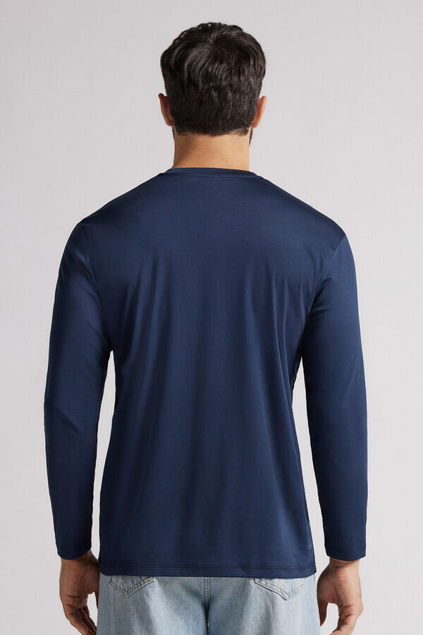 Langarm-Shirt aus hochwertiger merzerisierter Baumwolle Langarm-Shirt aus hochwertiger merzerisierter Baumwolle