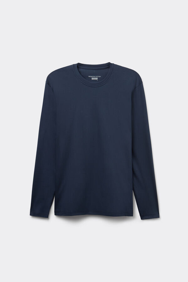 Langarm-Shirt aus hochwertiger merzerisierter Baumwolle Langarm-Shirt aus hochwertiger merzerisierter Baumwolle