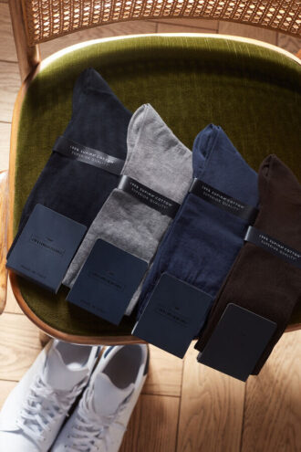 Lange Socken aus ägyptischer Baumwolle