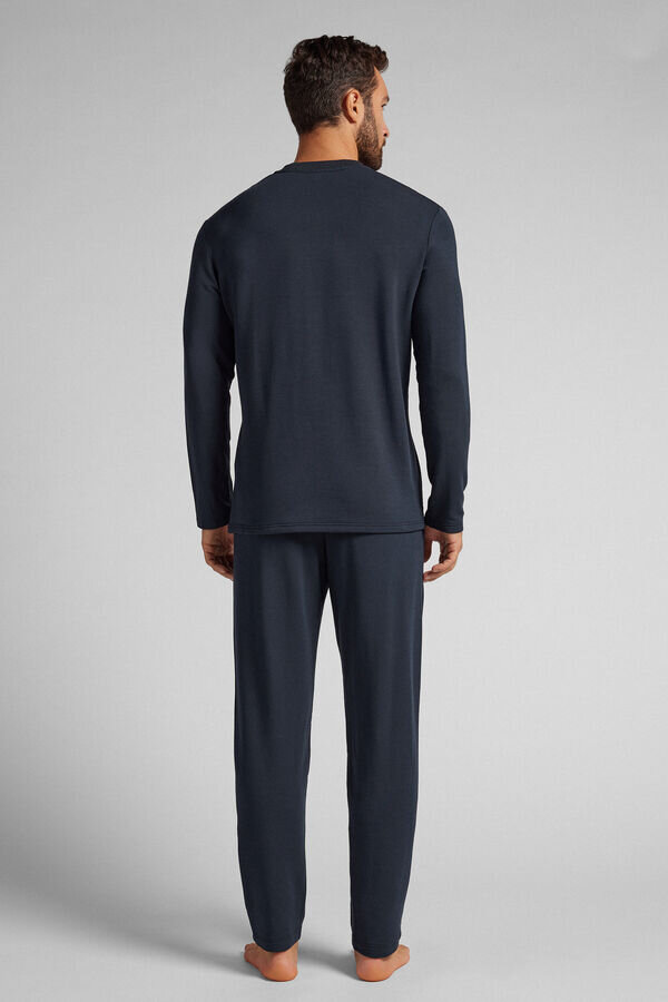 Langer Pyjama aus weichem Modal Langer Pyjama aus weichem Modal