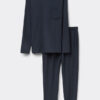 Langer Pyjama aus weichem Modal Langer Pyjama aus weichem Modal