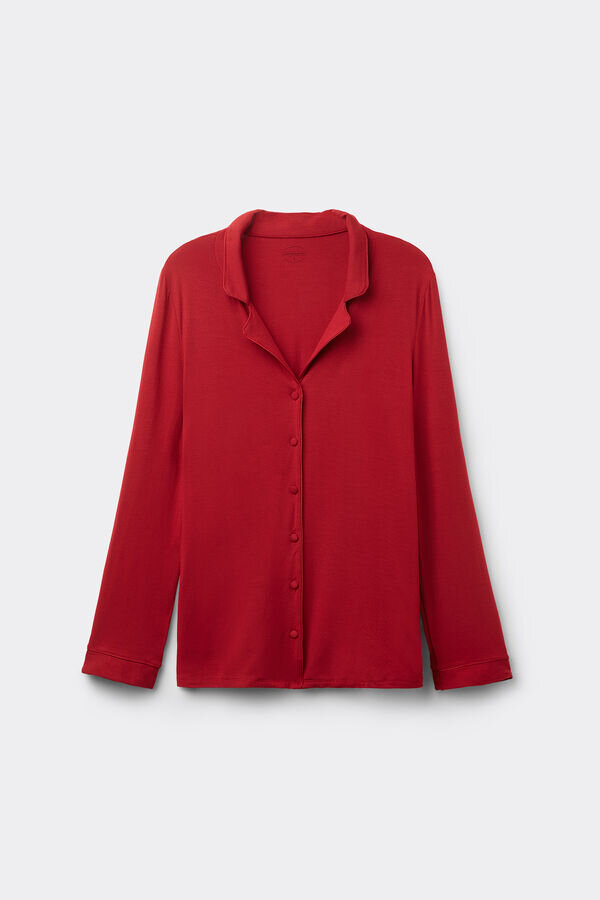 Langärmeliges Pyjama-Oberteil aus Micromodal Langärmeliges Pyjama-Oberteil aus Micromodal