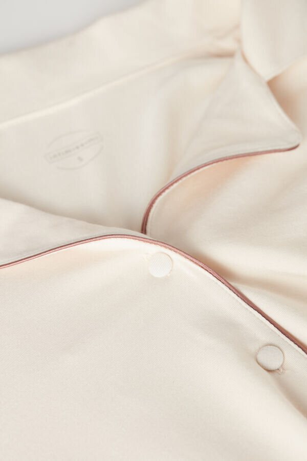 Langärmeliges Pyjama-Oberteil aus Micromodal Langärmeliges Pyjama-Oberteil aus Micromodal