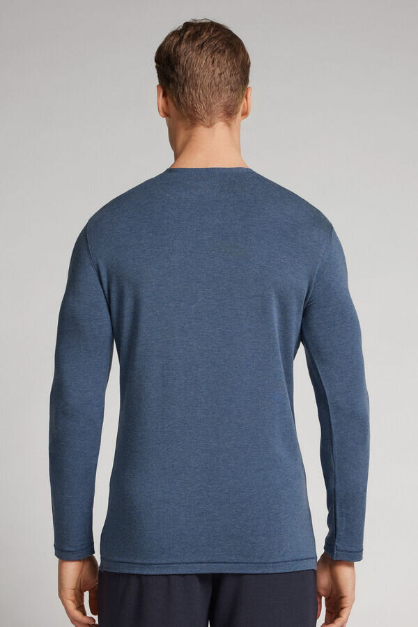 Langärmliges Oberteil aus Modal-Kaschmir Langärmliges Oberteil aus Modal-Kaschmir