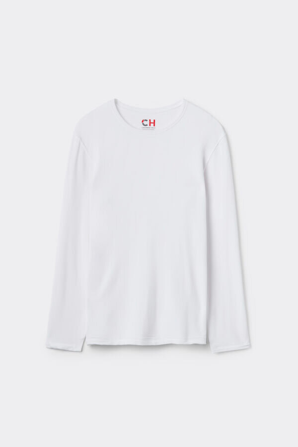 Langärmliges Oberteil aus Modal-Kaschmir Langärmliges Oberteil aus Modal-Kaschmir