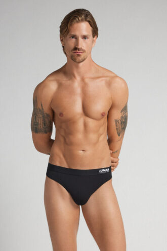 Mikrofaser-Thong mit Logo