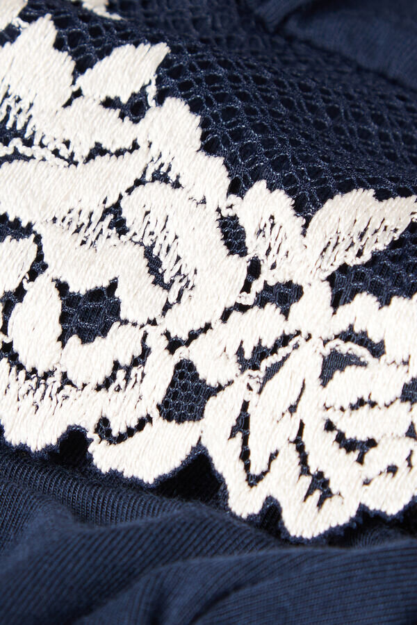 Modal-Hose mit weitem Bein und Umschlag „Pretty Flowers” Modal-Hose mit weitem Bein und Umschlag „Pretty Flowers”