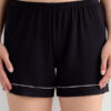Modal-Shorts mit kontrastierendem Besatz