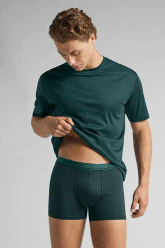 Premium-Boxershorts aus merzerisierter Baumwolle mit Logo