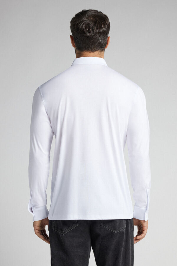 Premium-Polohemd aus merzerisierter Baumwolle Premium-Polohemd aus merzerisierter Baumwolle