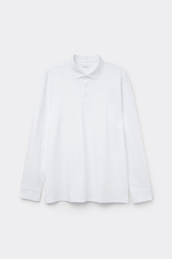 Premium-Polohemd aus merzerisierter Baumwolle Premium-Polohemd aus merzerisierter Baumwolle