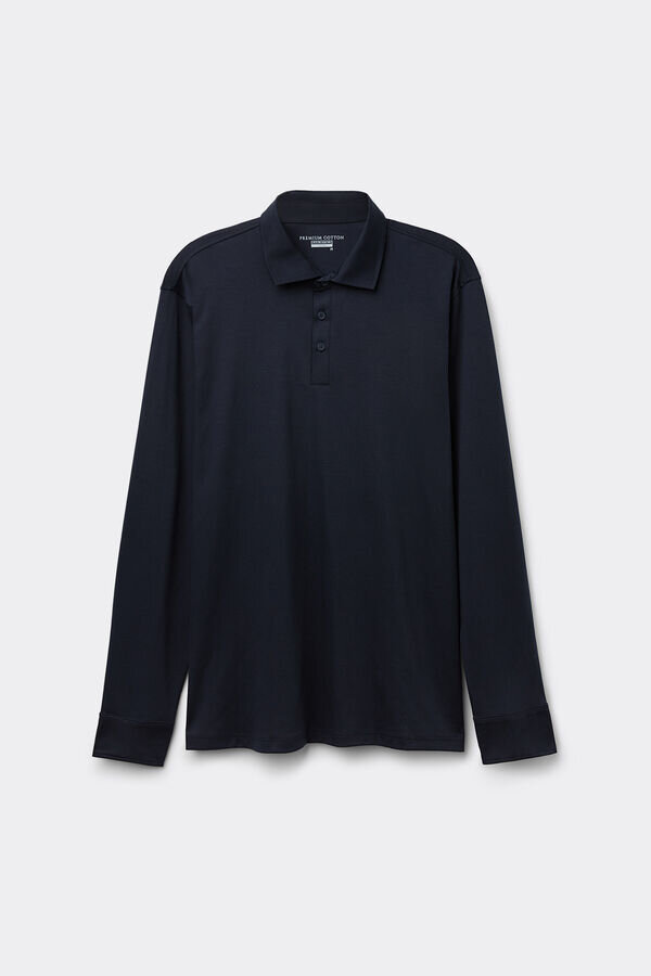 Premium-Polohemd aus merzerisierter Baumwolle Premium-Polohemd aus merzerisierter Baumwolle