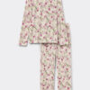 Pretty Flowers Printed Superior Cotton Full Length Pajamas
