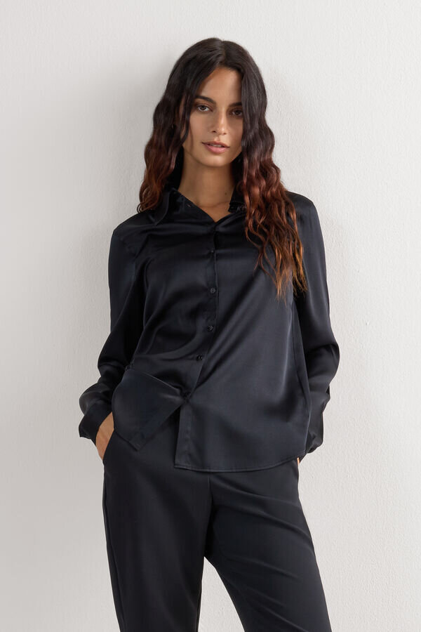 Seidenhemd Seidenhemd