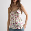 Seidentop mit Pretty Flowers-Print Seidentop mit Pretty Flowers-Print