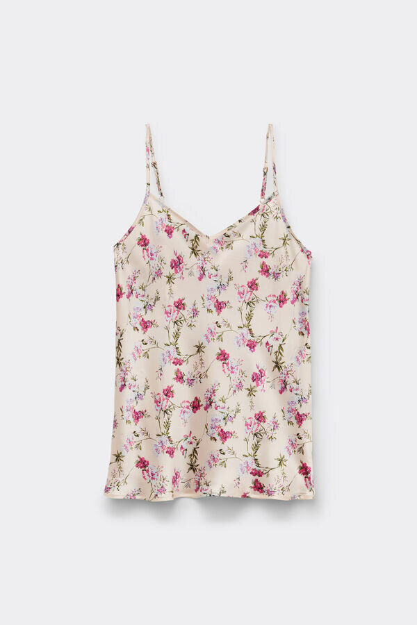 Seidentop mit Pretty Flowers-Print Seidentop mit Pretty Flowers-Print