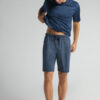 Shorts aus Baumwolle mit Streifenmuster