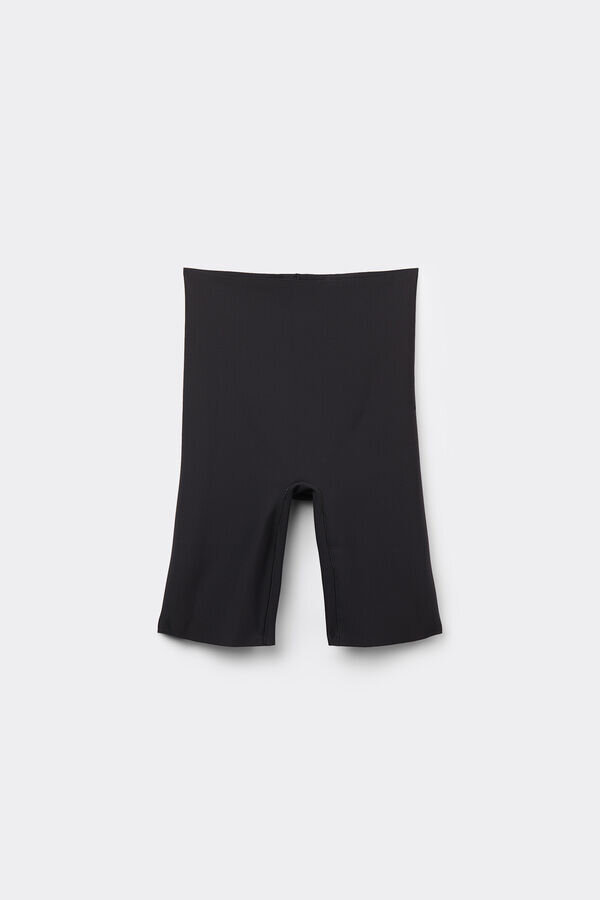 Shorts aus Mikrofaser mit Raw-Cut-Saum Shorts aus Mikrofaser mit Raw-Cut-Saum