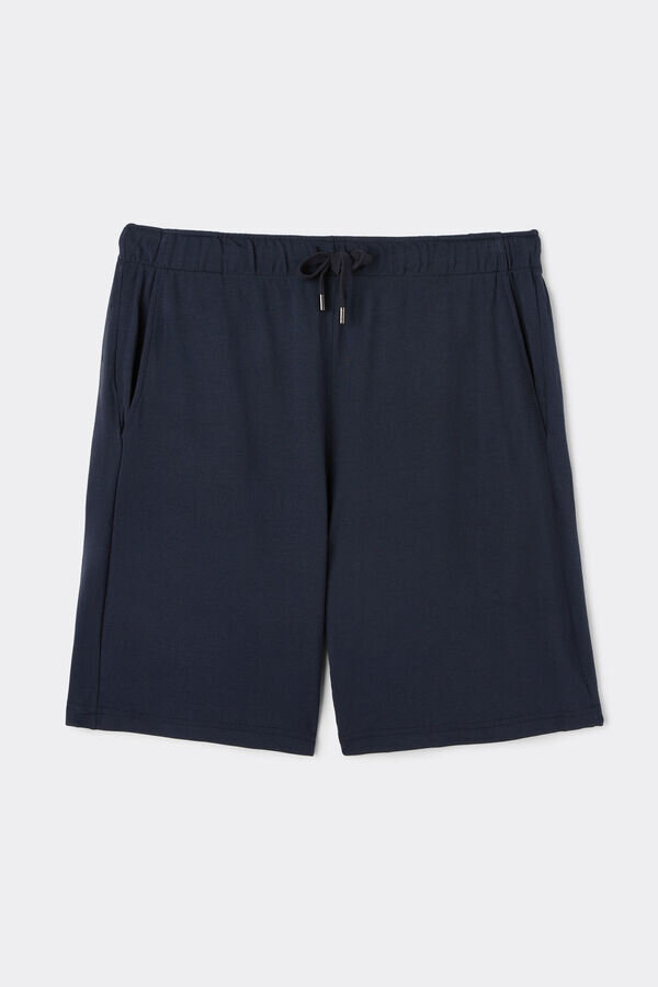 Shorts aus Modal und Seidenpiqué Shorts aus Modal und Seidenpiqué