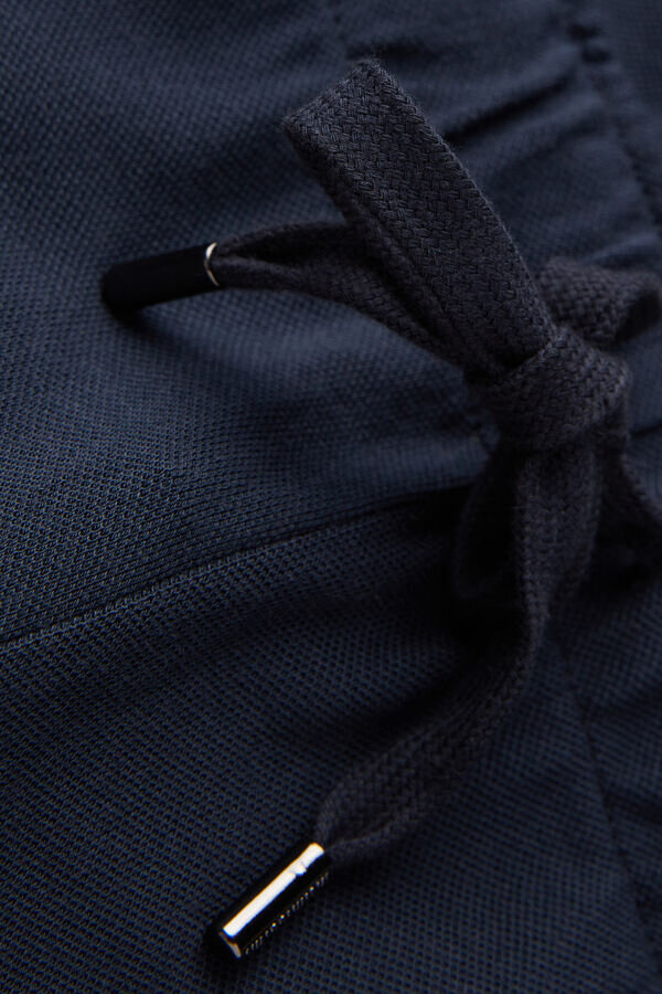 Shorts aus Modal und Seidenpiqué Shorts aus Modal und Seidenpiqué