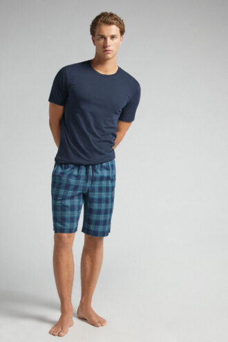 Shorts aus Stoff mit Karomuster