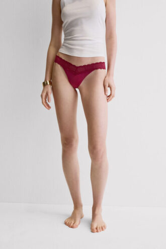 Spitze und Mikrofaser 80S Style Brazilian