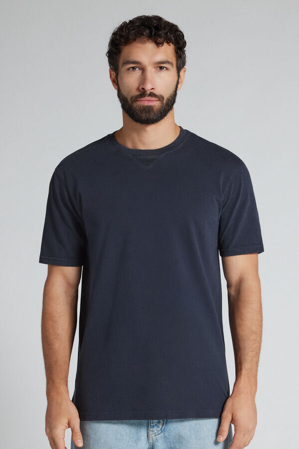 Washed Collection Piqué-T-Shirt Washed Collection Piqué-T-Shirt