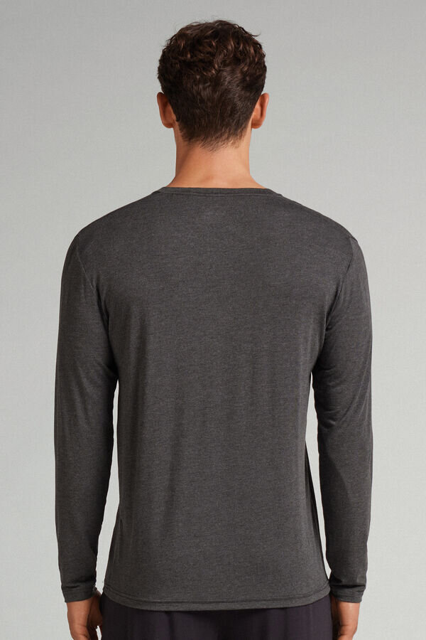 Weiches Seiden-Langarmshirt Weiches Seiden-Langarmshirt